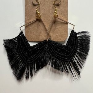 Handmade macramé earrings